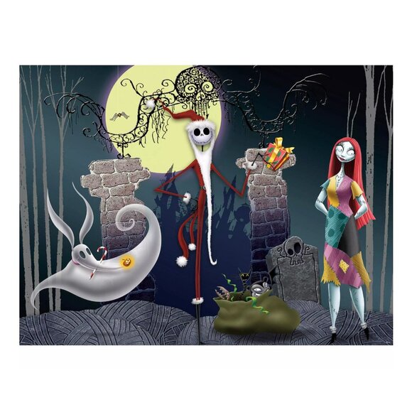 Disney's The Nightmare Before Christmas 300 pc. Holiday Puzzle by Ceaco - Picture 2 of 2